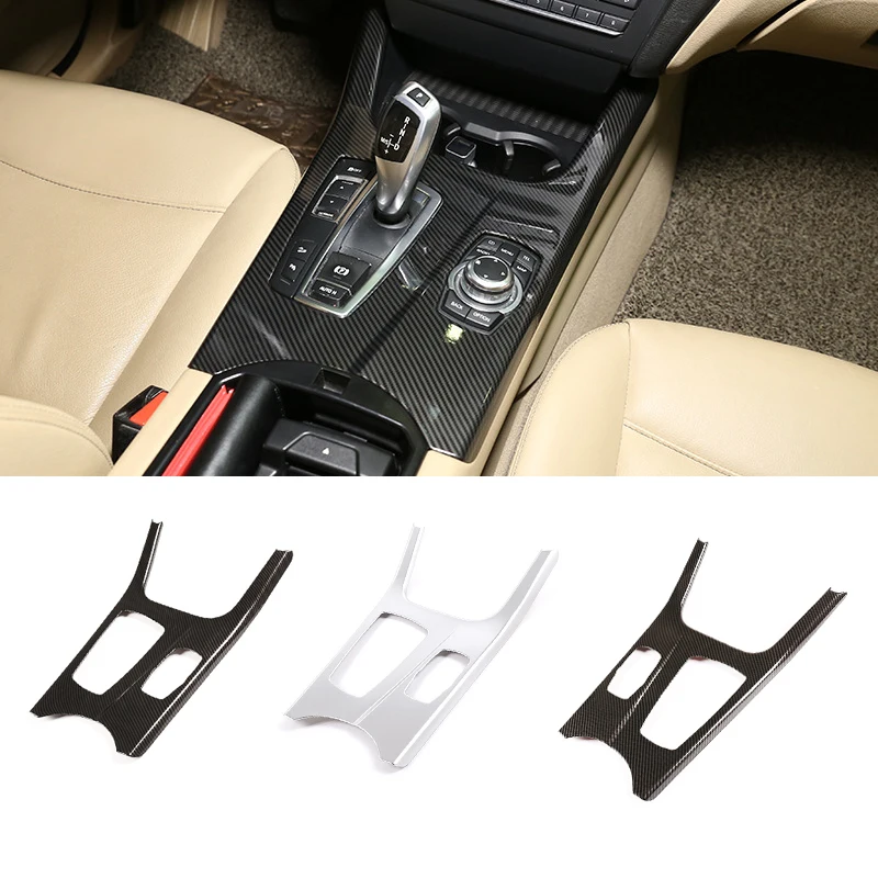ABS Center Console Shift Shift Panel Decoration Sticker Fit Fit for BMW X3 F25 X4 F26 2011-2017 RHD a LHD interiérové ​​príslušenstvo