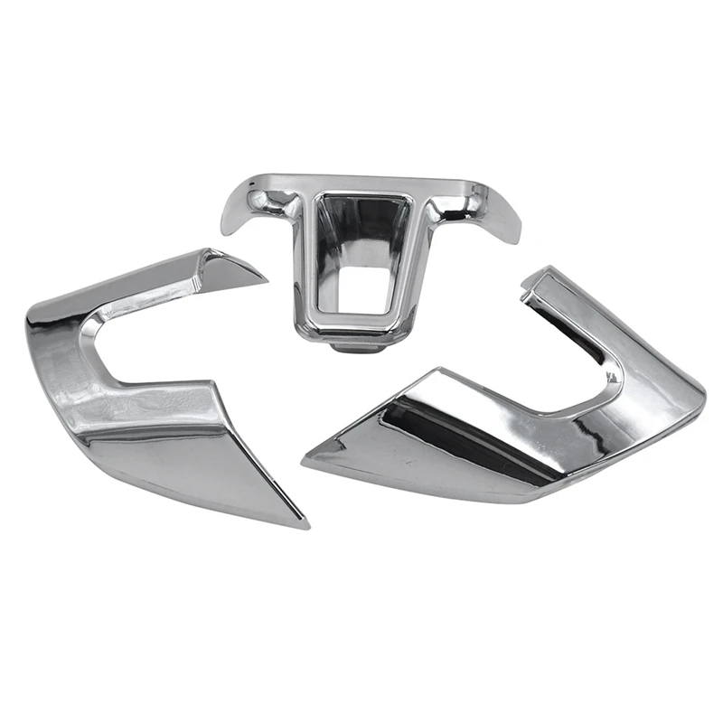 ABS Chrome CAR volant dekorácie dekorácie krycí nálepka Fit Fit for VW Golf Polo Jetta MK5 MK6 BORA Príslušenstvo