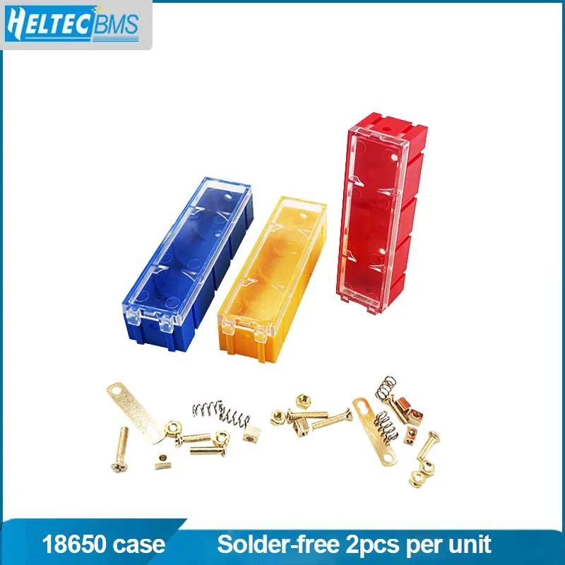 ABS Fireproof DIY Tools Power Bank Case 18650 1S lítium zváranie bezplatných držiteľov Paralelne 18650 Organizátor batérií