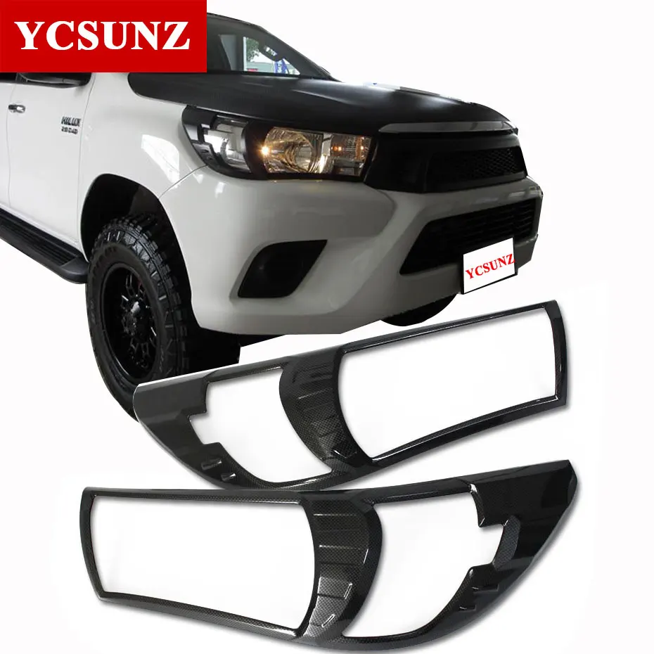 ABS HEAD SVETLO OBCHOD pre Toyota Hilux Revo 2016 2017 2018 Automobilka Predná lampa Doplnky Dvojitá kabína