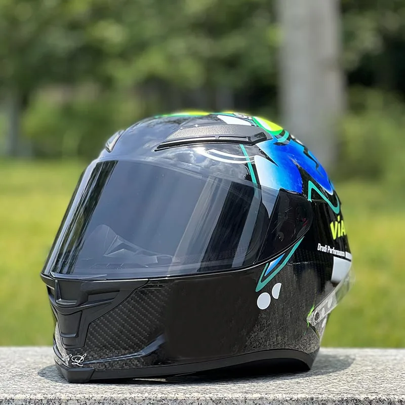 ABS Material Bezpečnosť Veľká prilba žralokov Veľký spojler celá tvár prilba Ženy a muži Motocyklová prilba kapacete Casco ECE schválená