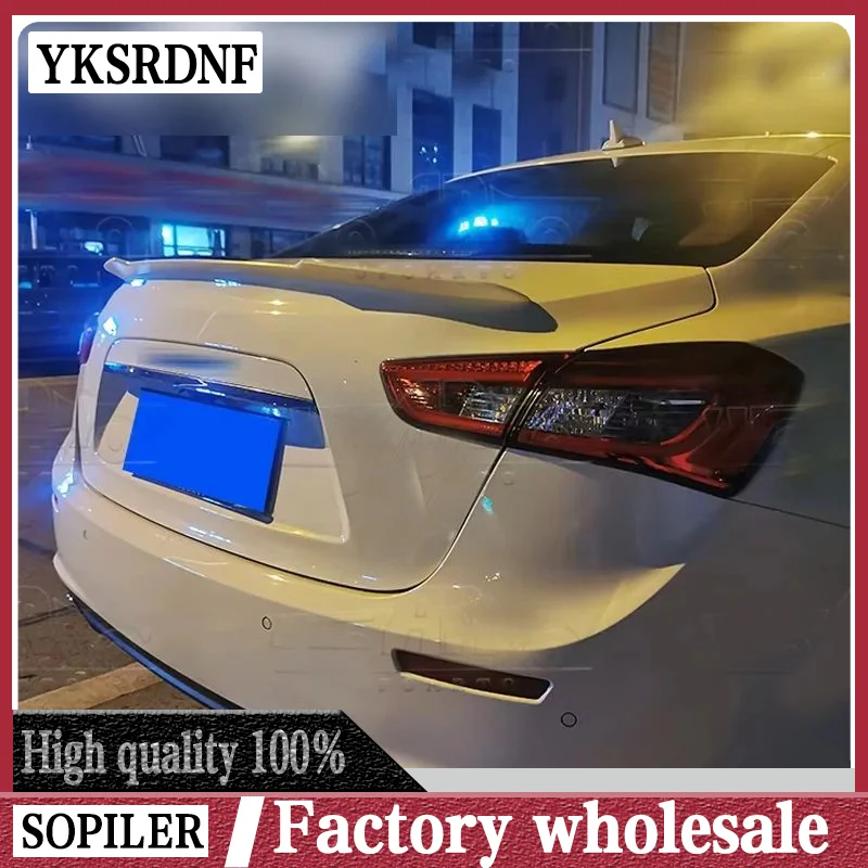 ABS Material Zadný kufrový spojler krídla pre Maserati Ghibli 2014-2021