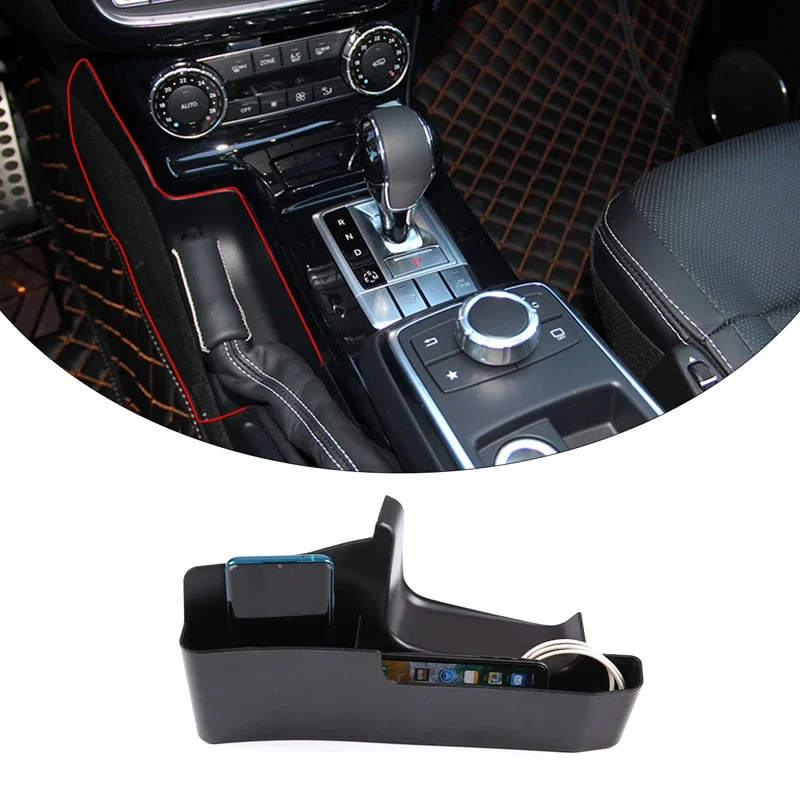 ABS Plast Central Central Control Storage Ručná brzdová skrinka pre Mercedes-Benz Glass W463 2013-2018 Interiérové ​​príslušenstvo