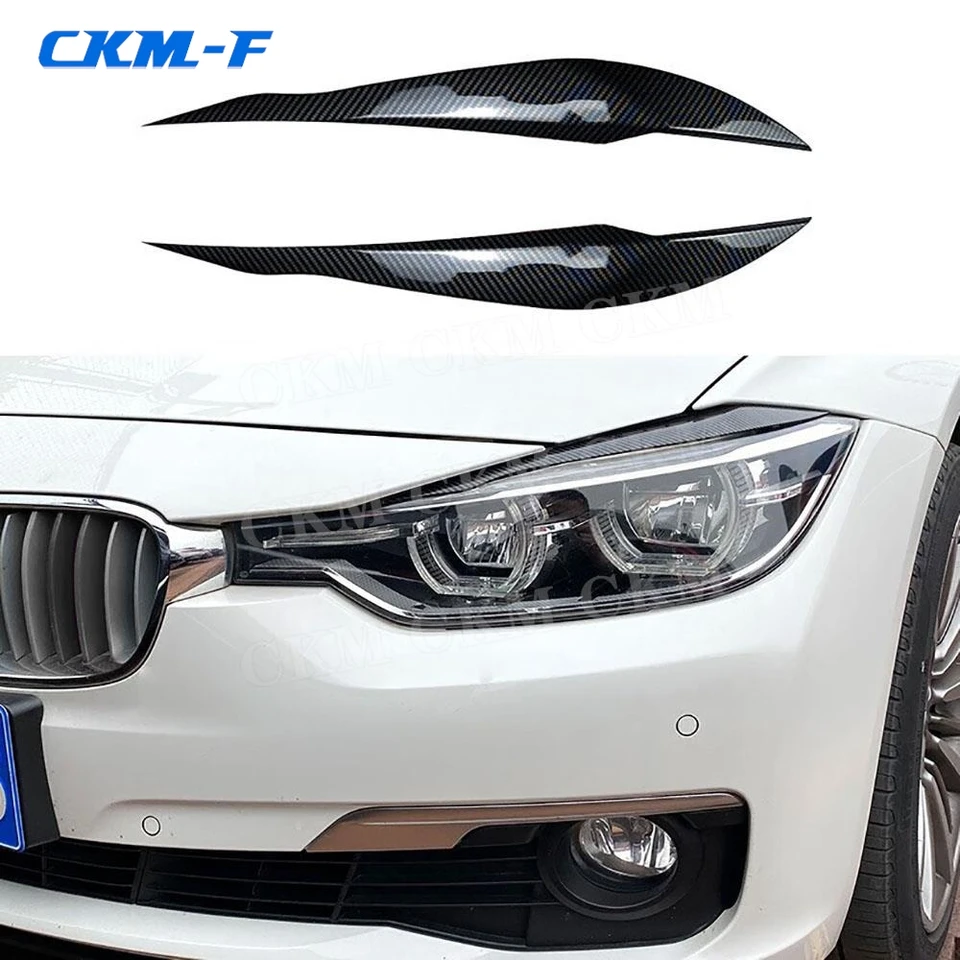 ABS Predný svetlometový svetlomet Lampa Obelá obočie pre obočie pre BMW 3 Series F30 F31 318I 320I 2012-2018 Body súprav