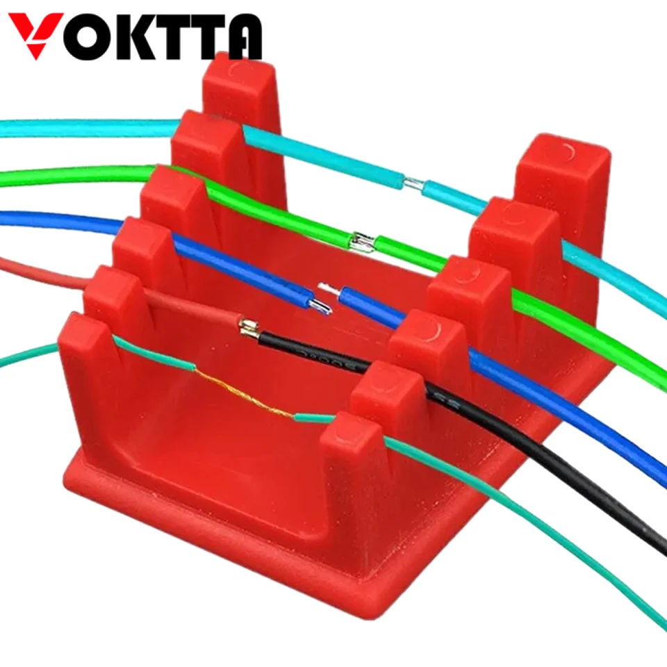 ABS Wire Clamp Držiak zváracie stolík svorka Upevňovacia svorka Upevňovacia svorka Držiak na zváranie nástroja na zváranie nástroja Vhodný pre drôt 30AWG-12AWG