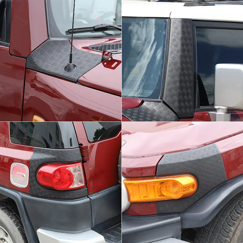 ABS čierne auto Exteriér predné sklo predné sklo sklo A stĺpka pre Toyota FJ Cruiser 2007-2021