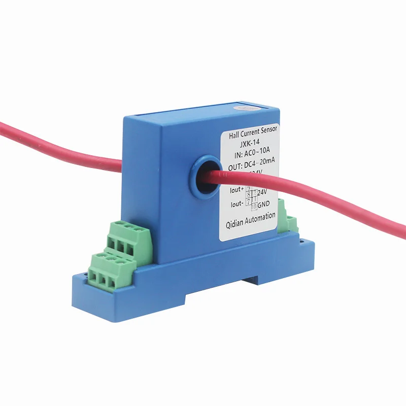 AC DC Prúdový vysielač 0-150A Prevodník prúdového senzorového senzora 4 20MA RS485 DC24V AC Prúdový vysielač RS485