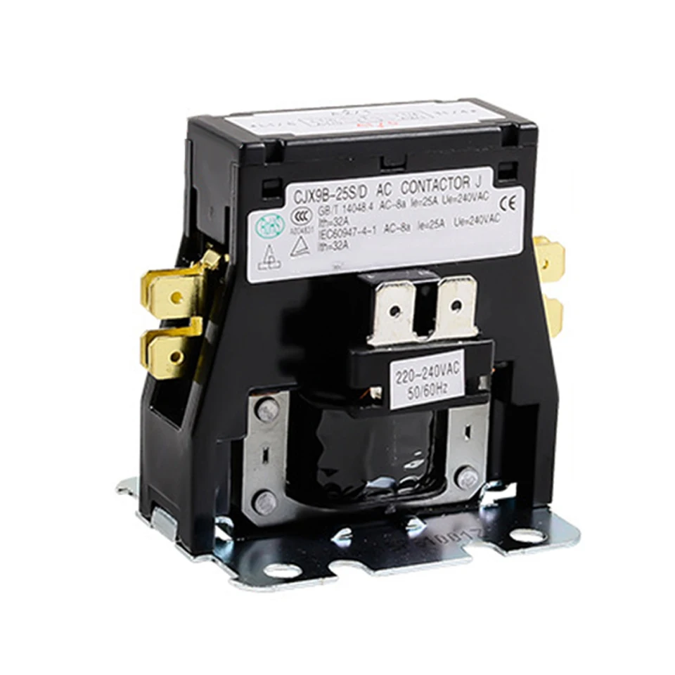 AC kontakt pre klimatizáciu HVAC Single Pole Relé CJX9B/25S/D 220V/AC 50/60Hz nabíjačky AC STaptor Nástroje