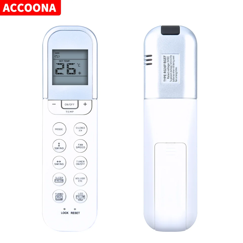 AC vzdialené klimatizačné diaľkové flexibilné tlačidlá Pohodlné RG36F BGEF pre RG36B BGE pre RG36F2 BGEF pre RG36F4 BGEF