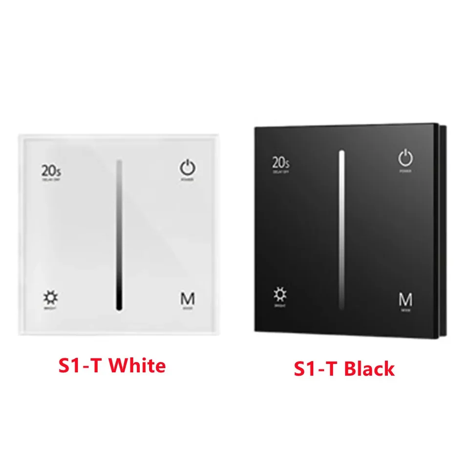 AC100V-240V S1-T 2.4G dotykový panel RF RF Dimmer Controller AC TRIAC PANEL STELNA NAPADNENÉ VHODNÉ VÝSLEDKA 100W-288W