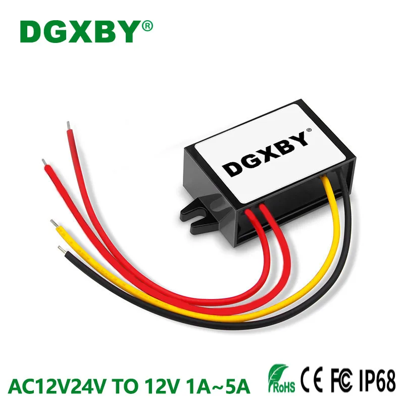 AC12V24V až DC12V 1A 2A 3A 4A 5A Monitorovací regulátor výkonu prevodník 10V ~ 28V až 12 V AC až DC Buck CE Certifikácia ROHS