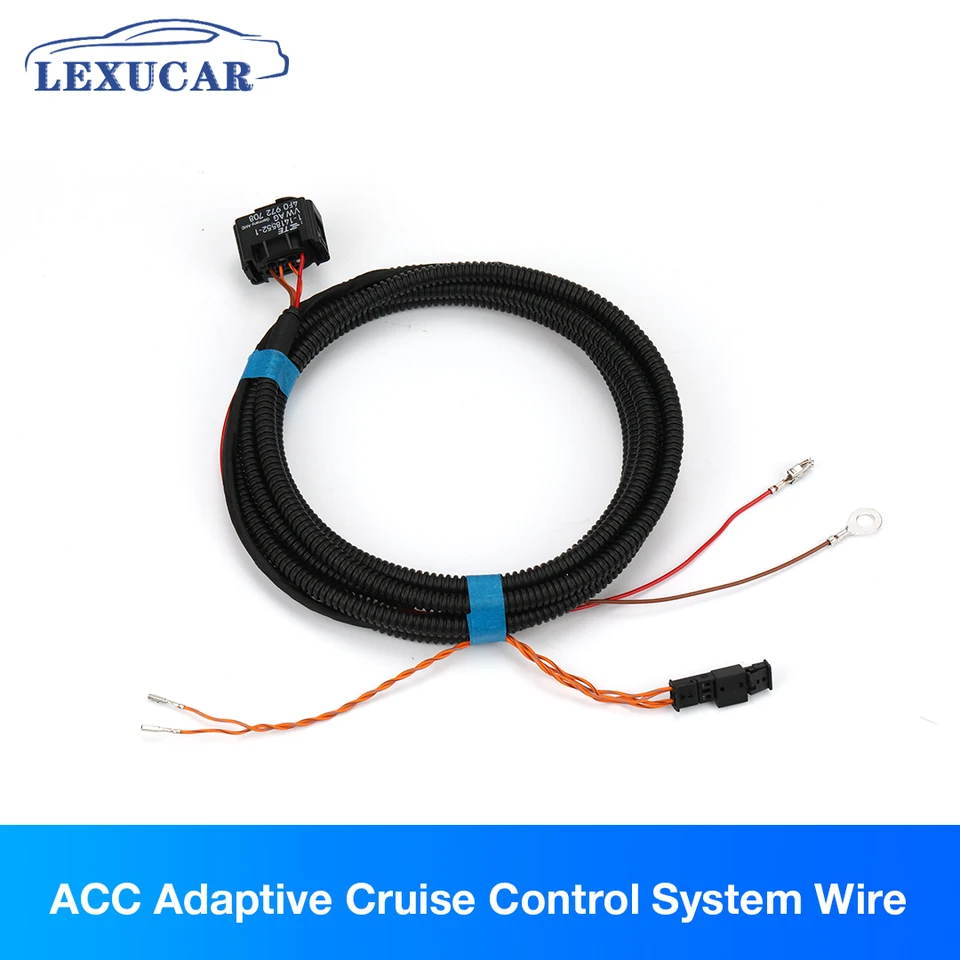 ACC káblové zväzok pre VW Golf 7 MK7 R Passat B8 pre Audi A3 A4 A5 Q5 4F0972708 Adaptívne tempomat Control Active Cruise Cable