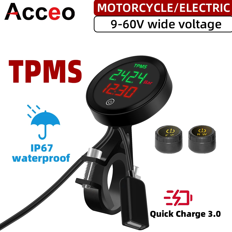 ACCEO Solar Power TPMS TLAČKA TLAKOVÝ TLAK ALEMPLIVOM MONIVORNE SYSTÉM AUTOPLATNÉ SYSTÉMY ALECTION ALECTION SYSTÉMY PNEHO TLAKU VAROVANIE TEHO