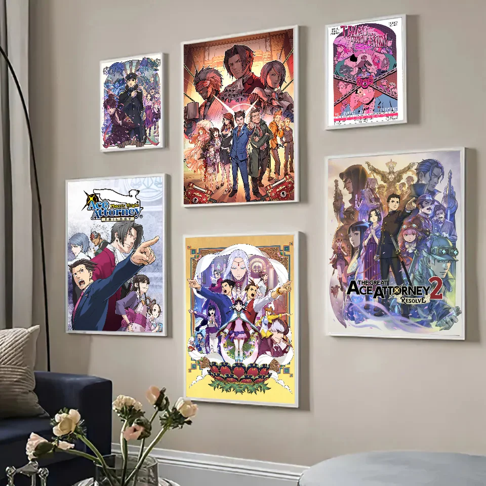 ACE ARTATORNY Anime Self-Petrích umenia plagát Fancy Wall Sticker pre obývaciu izbu dekorácia dekorácie vintage dekoratívna maľba