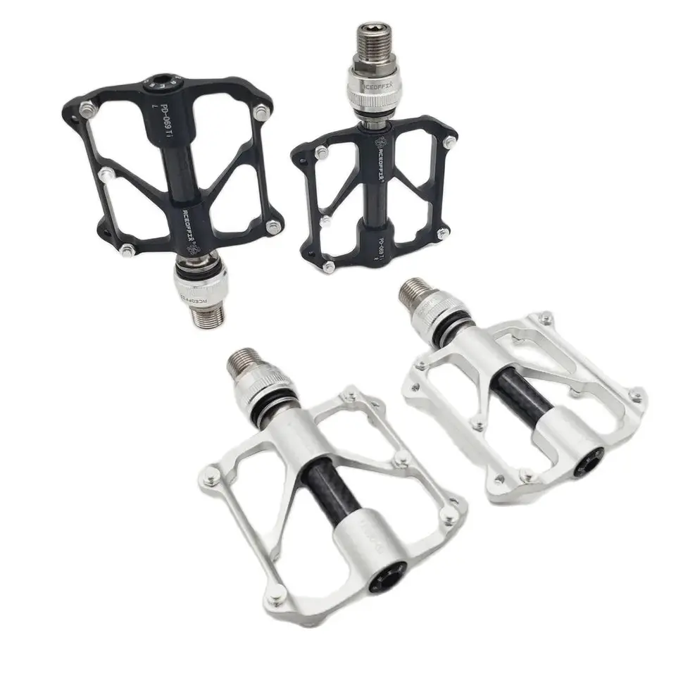 Aceoffix Bike Pedal Titanium zliatiny hriadeľa pre Brompton Mks Double Quick Release Pedál Hliník zliatiny PD069 195G