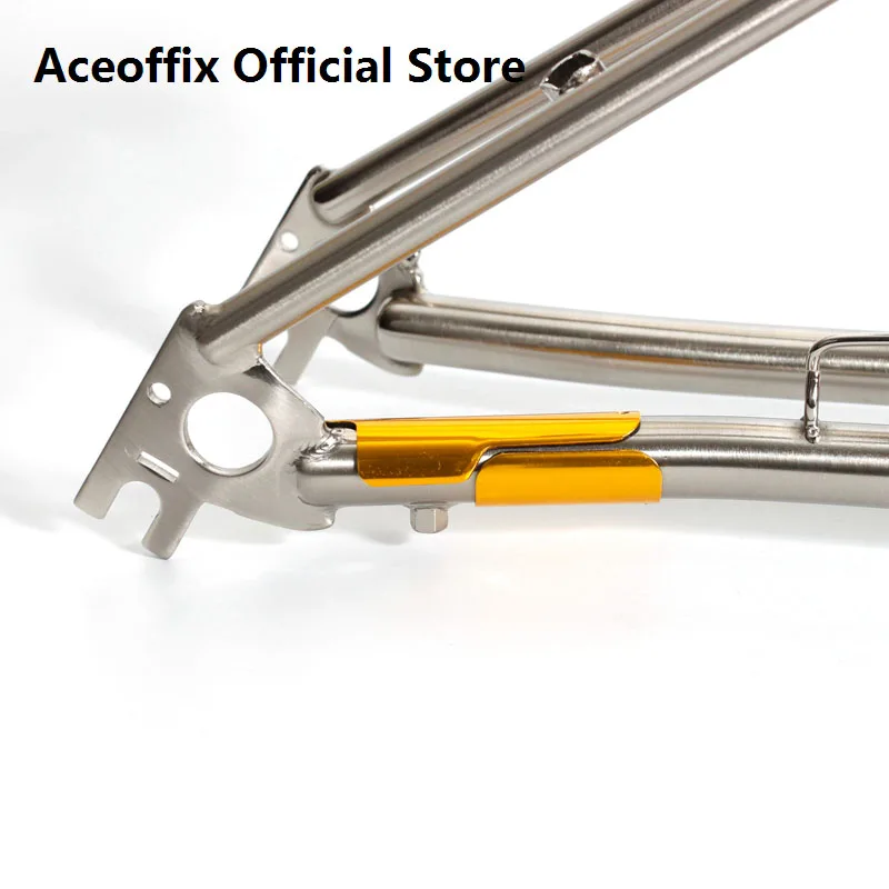Aceoffix pre Brompton zadné vidlice na ochranu rámu s nálepkou Hliníkové zliatiny Bike