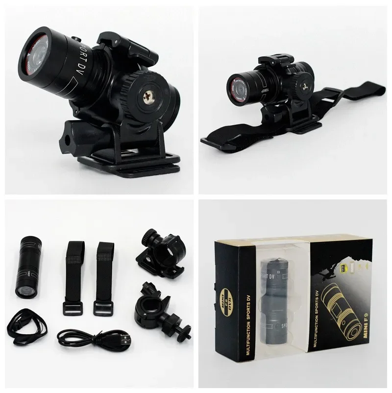 Action Body Camera Video Bicycle s prilbou plnou HD 1080p pod vodou Mini Ultralight Road Car WiFi Sports prenosné motocykle