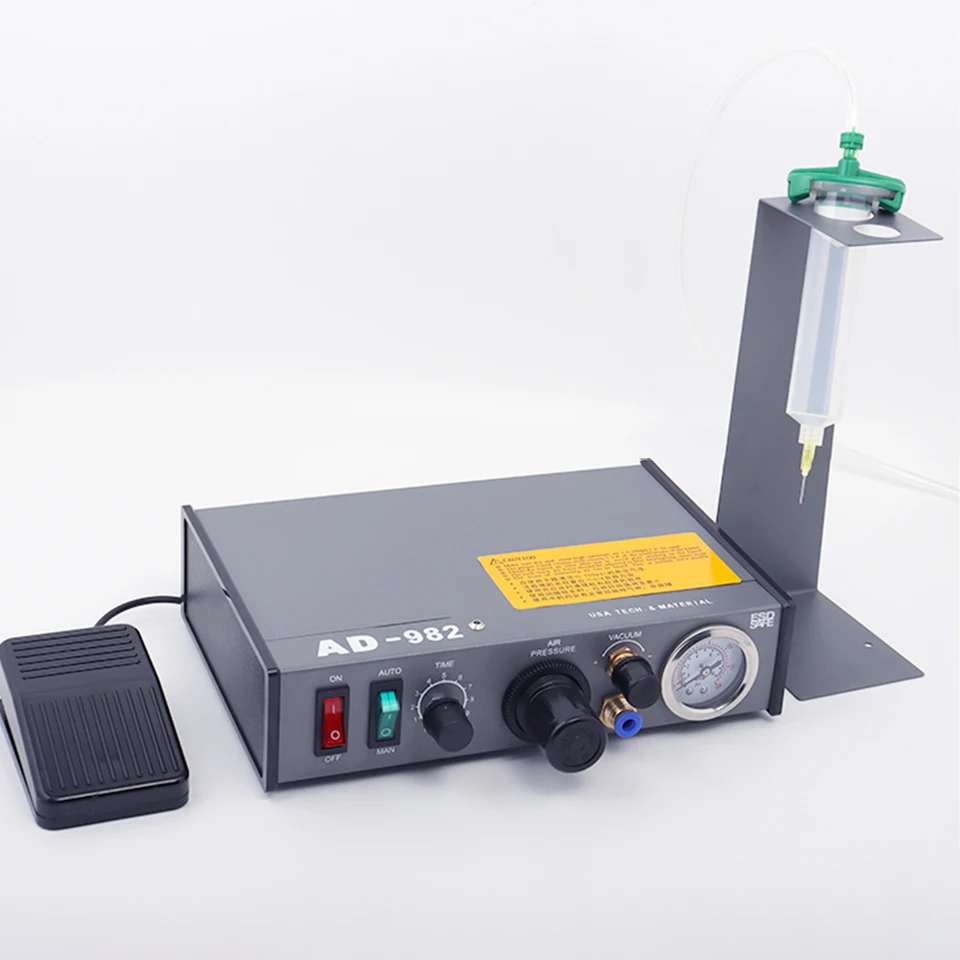 AD-982 poloautomatický dávkovač lepidla pneumatický výdavkový radič