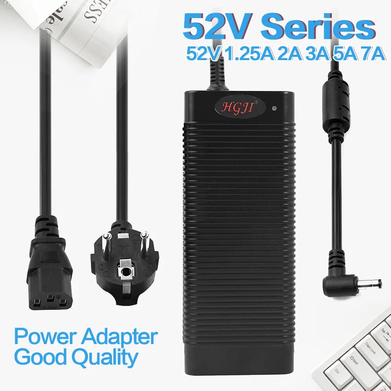 Adaptér AC DC 52V 1,25A 2A 3A 4A 5A 6A 7A Adapter napájacieho zdroja DC 52V 60W 72W 100W 160W 200W 300W 360W Adaptér pre CCTV Camera