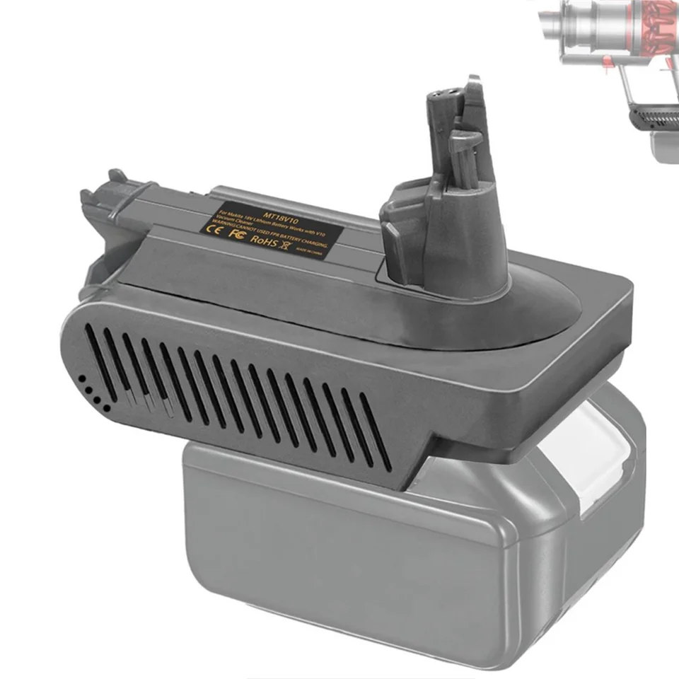 Adaptér batérie pre Makita 18V Li-Ion Battery Convert na Dyson V10 vákuový čistič MT18V10