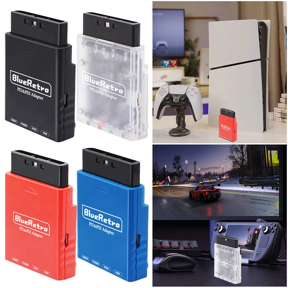 Adaptér bezdrôtového Bluetooth kompatibilného adaptéra pre konvertor bezdrôtového ovládača hry PS3/PS4/PS5 pre konzolu PS2 PS1