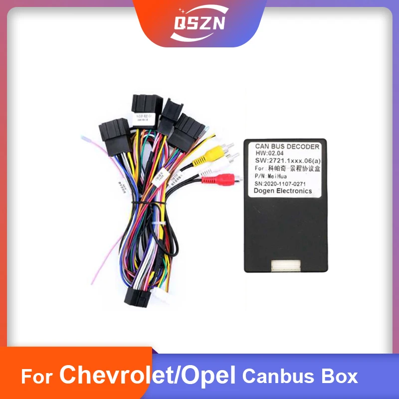 Adaptér Canbus Box pre Chevrolet Aveo Captiva Spark Epica Kalos /Opel GT Ravon s káblom káblového kábla Android Car Radio Radio