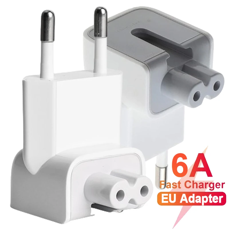 Adaptér EÚ Plug pre Air iPad MacBook Universal USB Charger 6a Rýchle nabíjanie prevodníka vonkajších nástenných nabíjačiek pre Magsafe