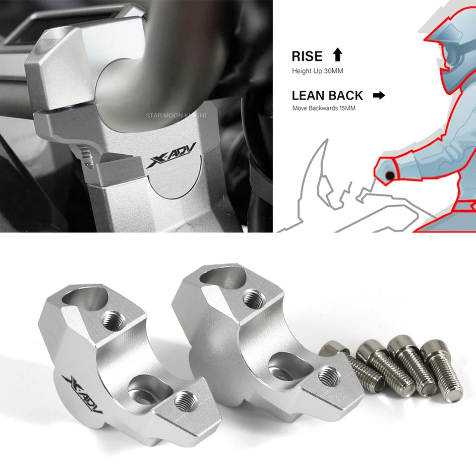 Adaptér na zostavenie riadidiel pre Honda X-Adv 750 Adv750 x Adv 750 350 150 160 Adv150 Adv160 (2017-2023) Adv350 (2022-)