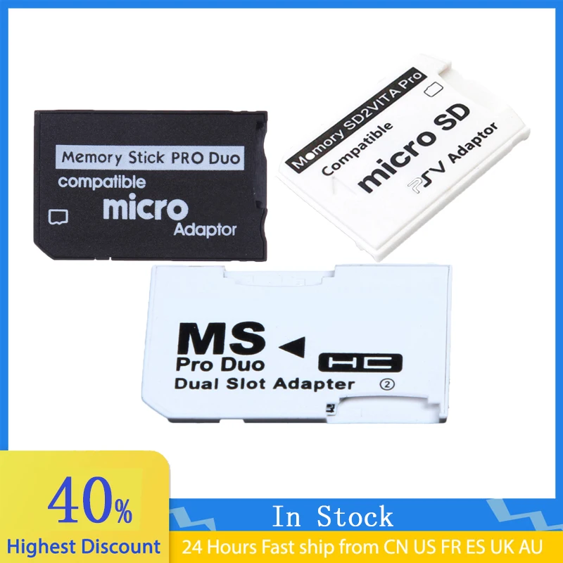 Adaptér podpory pamäťovej karty Micro SD na pamäťový adaptér pre pamäť pre PSP Micro SD 1MB-128 GB Memory Stick Pro Duo