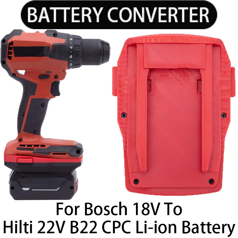 Adaptér pre Hilti 22V B22 CPC Li-Ion Tools Prevádzky na Bosch 18V Li-Ion Battery Adapter Adapter Power Tool Príslušenstvo