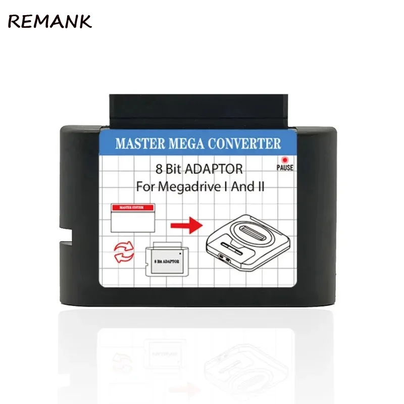 Adaptér pre konvertor pre konvertor Master System pre SEGA Mega Drive I/II First/Druhá generácia 16-bitovej videohry konzol pre videohry