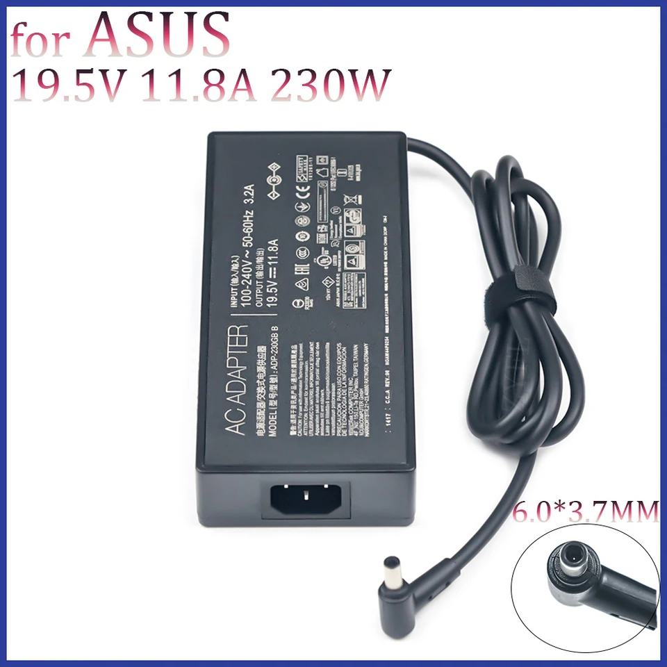 Adaptér prenosného počítača 19.5V 11.8a 230W 6.0*3,7 mm ADP-230GB B AC Power Nabíjačka pre ASUS ROG STRIX G531GV-DB76