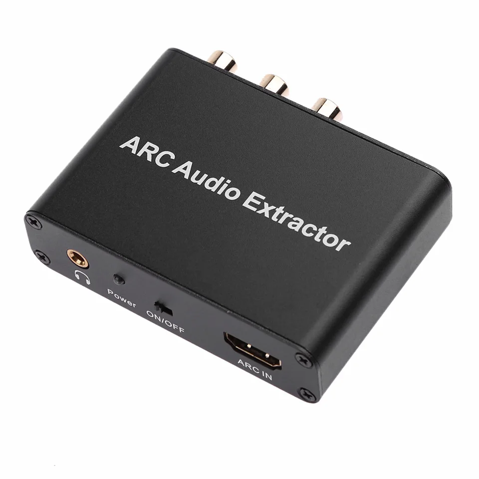 Adaptér prevodníka zvukového extraktora pre konvertor Audio kompatibilného HDMI pre optické vlákno koaxiálne RCA TV TV