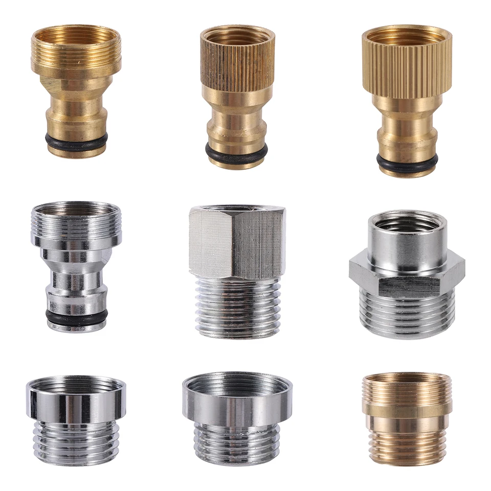 Adaptér vodného faucetu 1/2 '' 3/4 '' až M18 M22 M24 KONEKTOR KAMPER KONEKTUROVÉHO FAUCTEROVÉHO VODNÉHO ZARIADENIA NA ZARIADENIE ZÁVEREJNÉHO ZARIADENIA