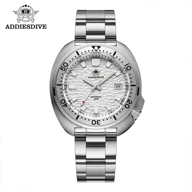 Addiesdive AD2117 Dive Watch z nehrdzavejúcej ocele BGW9 Super svetelný vodotesný muž sledujú zafír NH35A Automatické mechanické hodinky