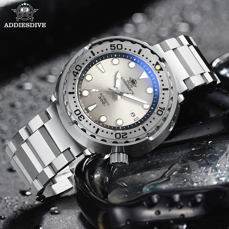 Addiesdive Men Diver's Watch Sapphire Crystal BGW9 Luminous NH35 Automatické mechanické hodinky 30bar nepremokavé reloj hombre