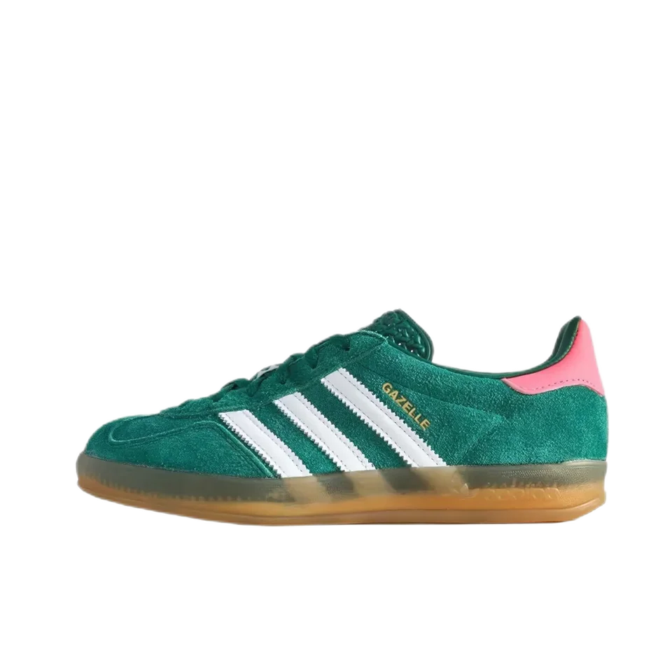 Adidas Originals Gazelle Indoor Comfort Low Top Pánske a dámske dosky topánky biele zelené