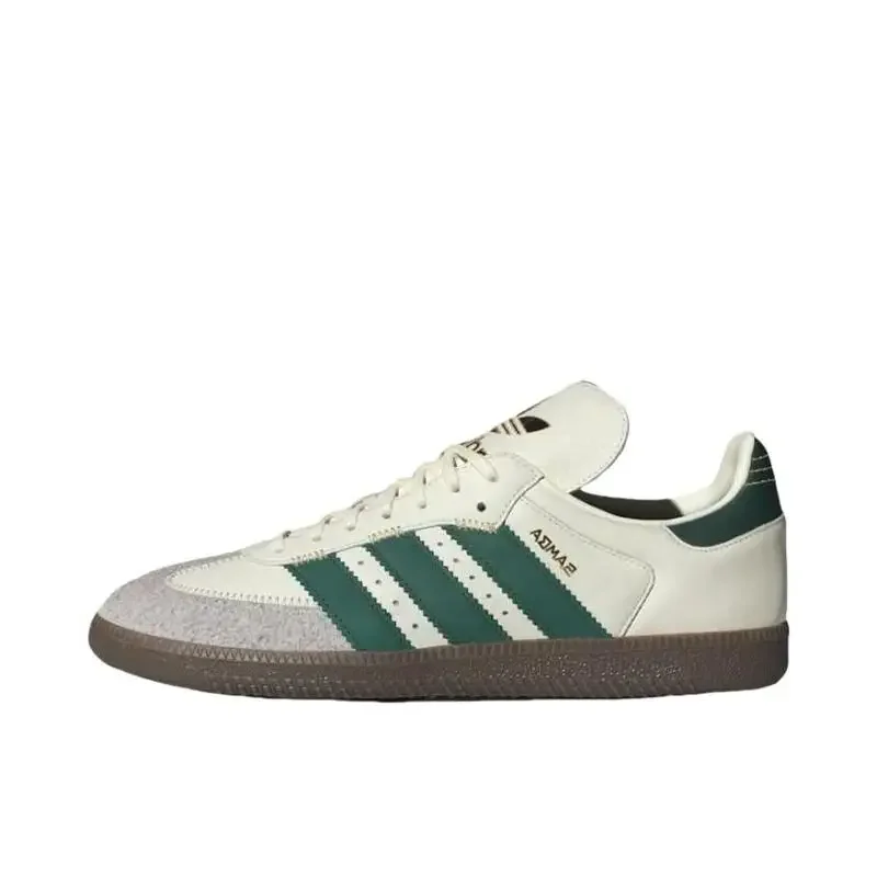 Adidas Originals Samba Og Green White Men's and Women Classic Retro Anti-Slip Wear Wear Comfort Mooral Training topánky