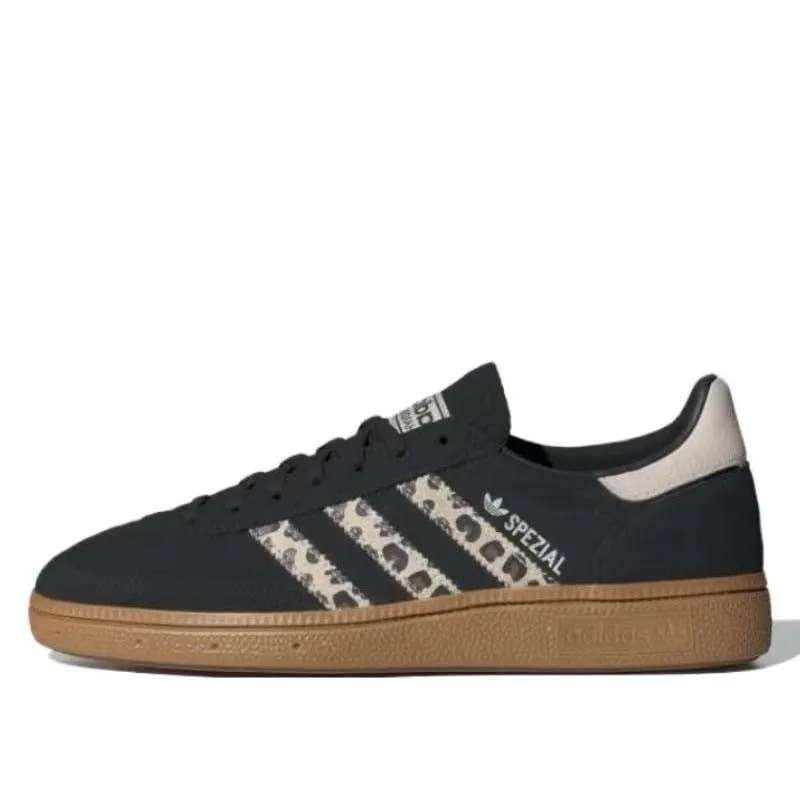 Adidas Origins Handball1 SPEZIAL Pohodlné, univerzálne, protišmyie, odolné voči opotrebovaniu, nízko rezané dámske čierne hnedé