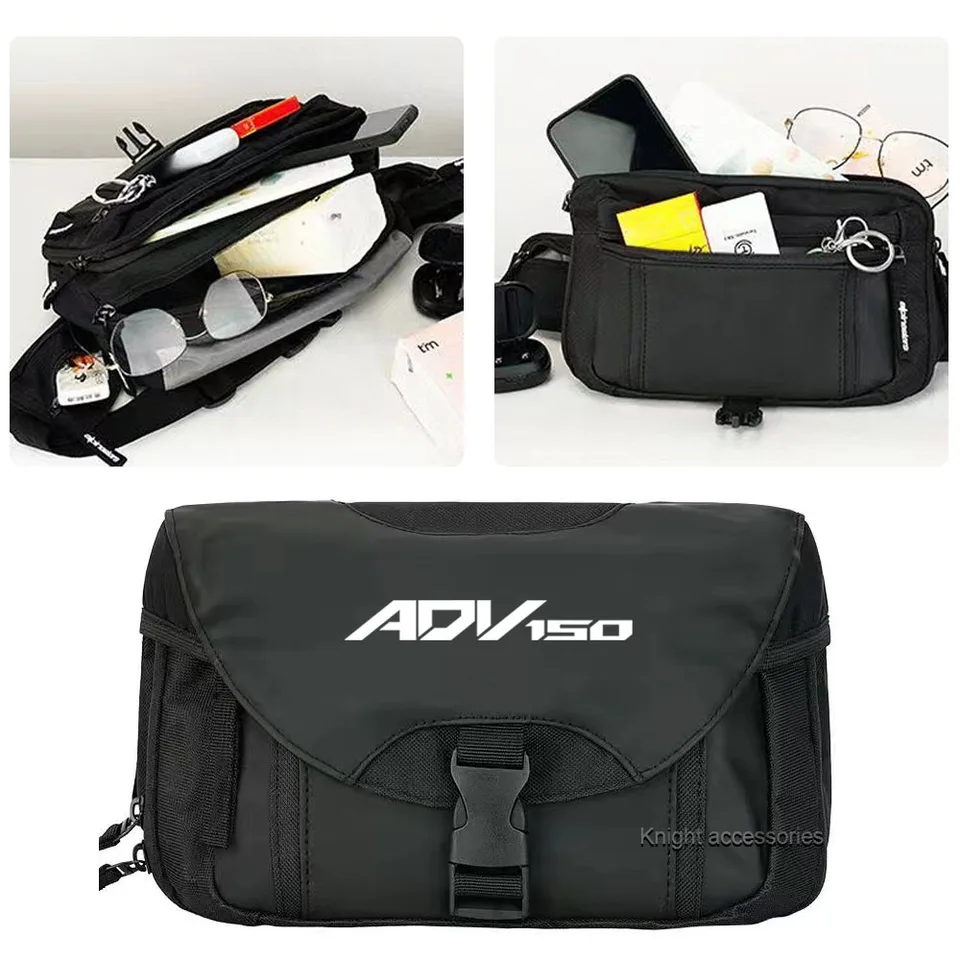 Adv150 pre Honda Adv150 Adv150 Adv Adv Nové vodotesné bedrové tašky Saddle Bag Bag Bag Taška na nohy Všeobecný telefón Fanny Pack Bag Bag