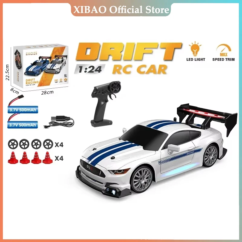 AE86 RC Drift Racing CAR 1/24 4WD 30 km/h Vysoká rýchlosť s svetlom 2,4G Rádio ovládané modelové preteky preteky súťaž pre chlapcov
