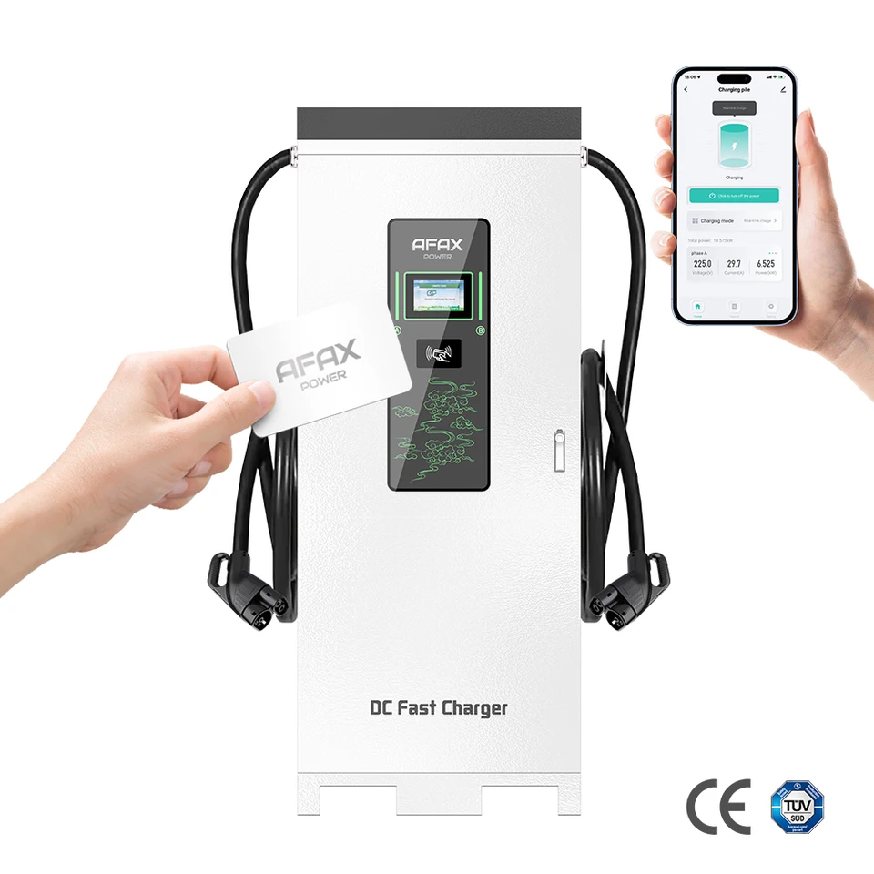 AFAX Power CCS 1/Chademo 210KW 240KW Commercial EVSE nabíjacie stanice s PayPal a (OR) NFC karta