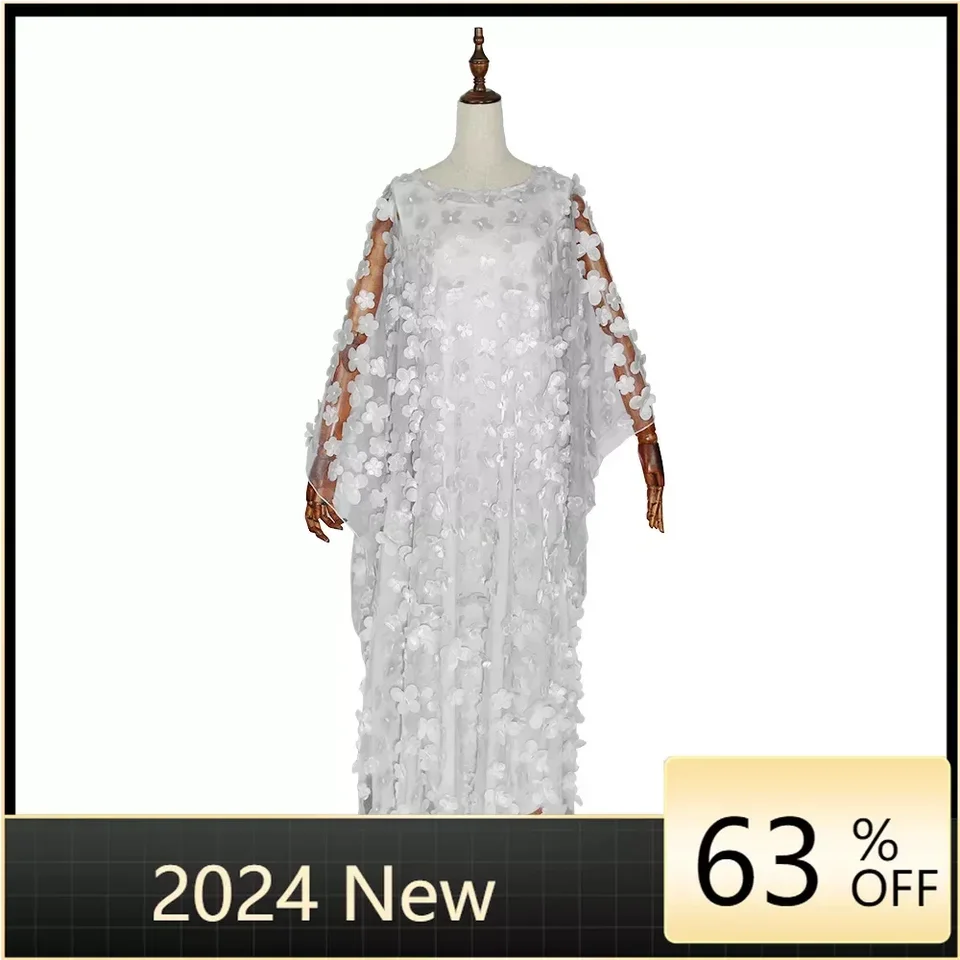 Africké šaty pre ženy Tradičné africké oblečenie Dashiki Ankara Outfits šaty Abayas Rúpe moslimský kaftan maxi dlhé šaty 2024