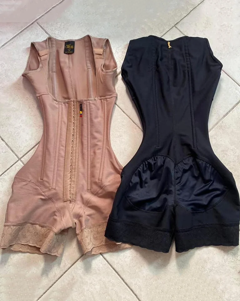 Afrulia Fajas Kolumbijský Girdle XS BodySuits Shapewear Slimming Brutc Ovládanie nohavičiek Vysoký kompresný pásový tréner Body Shaper