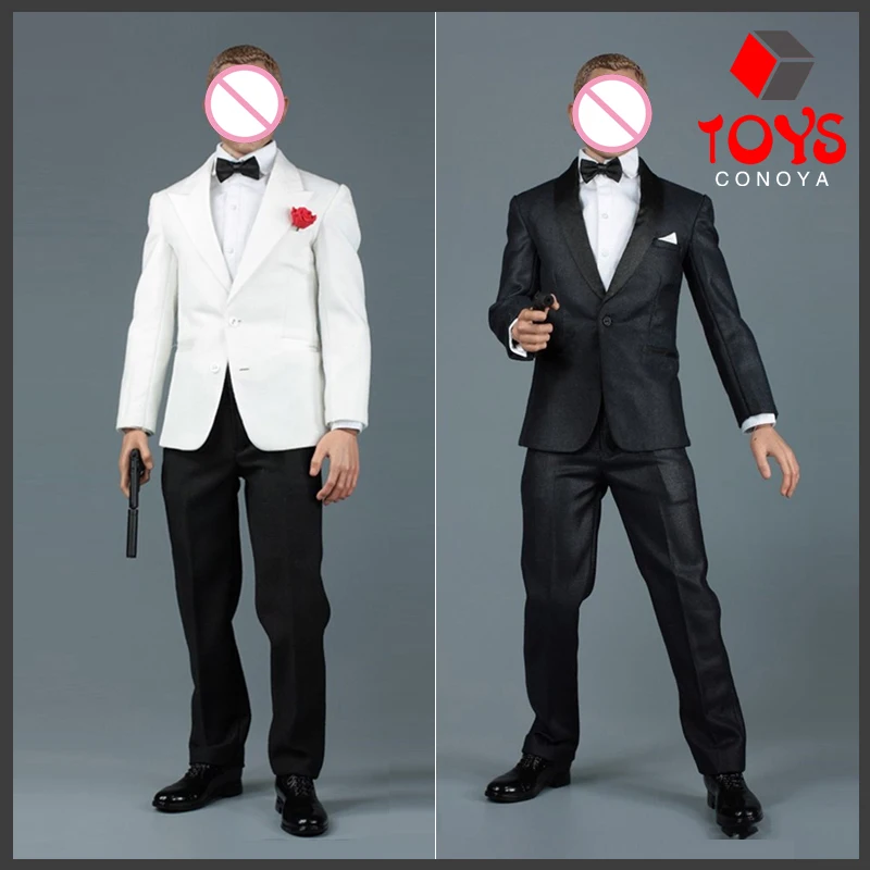 AFS A014 1/6 British Royal Suits Agent kostým šaty oblečenie mužského vojaka Model Fit 12 '' Action Figure Body Dolls