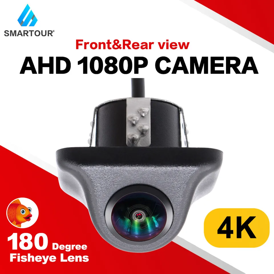 AHD 4K CCD 180 stupňov Fisheye Auta