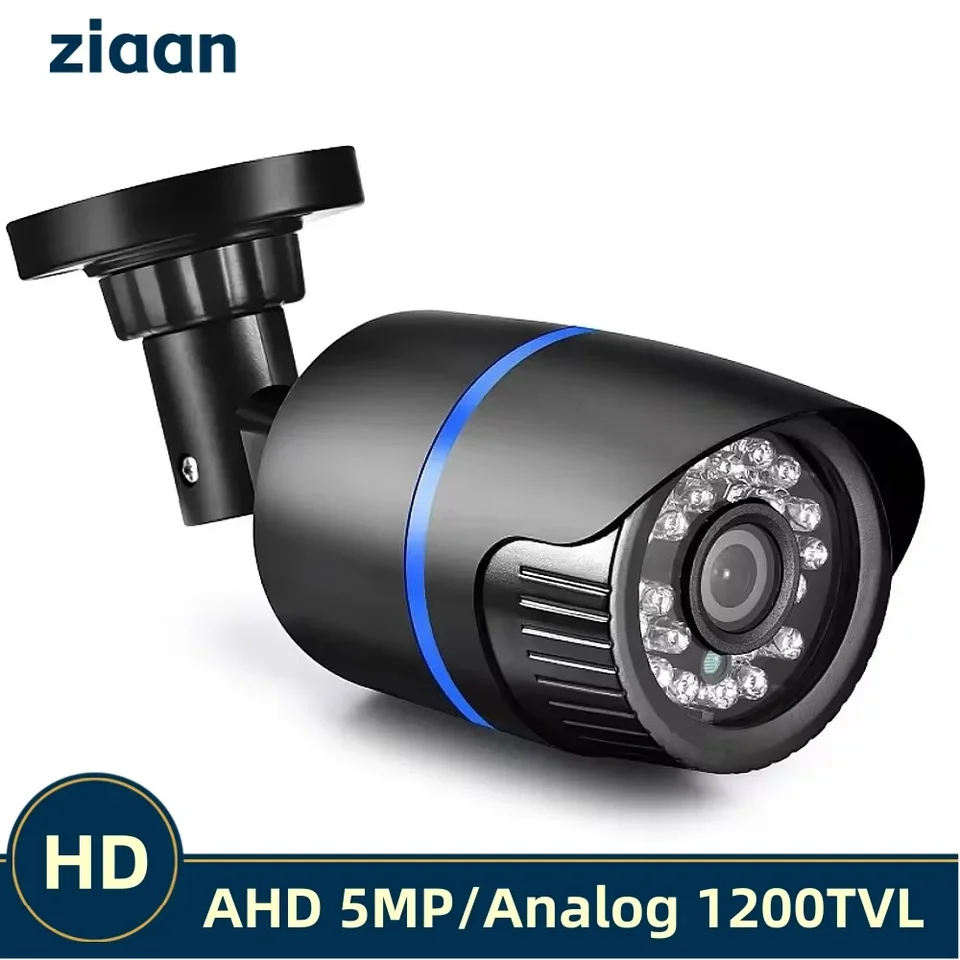 AHD/Analog 1200TVL 1080P 4MP 5MP CCTV Camera Security poveternostné poveternostné podmienky Outdoor IR Night Systém/káblové kamery CCTV