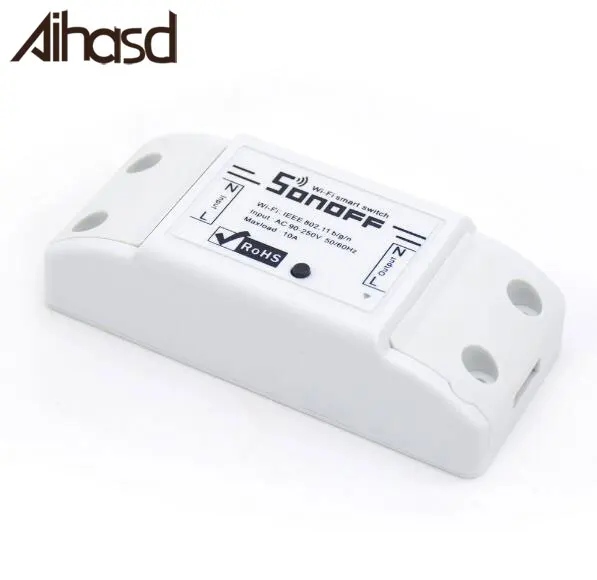 Aihasd Sonoff WiFi prepínač ITEAD Wireless ESP8266 1CH pre inteligentný domáci WiFi Control Intelligent Switch