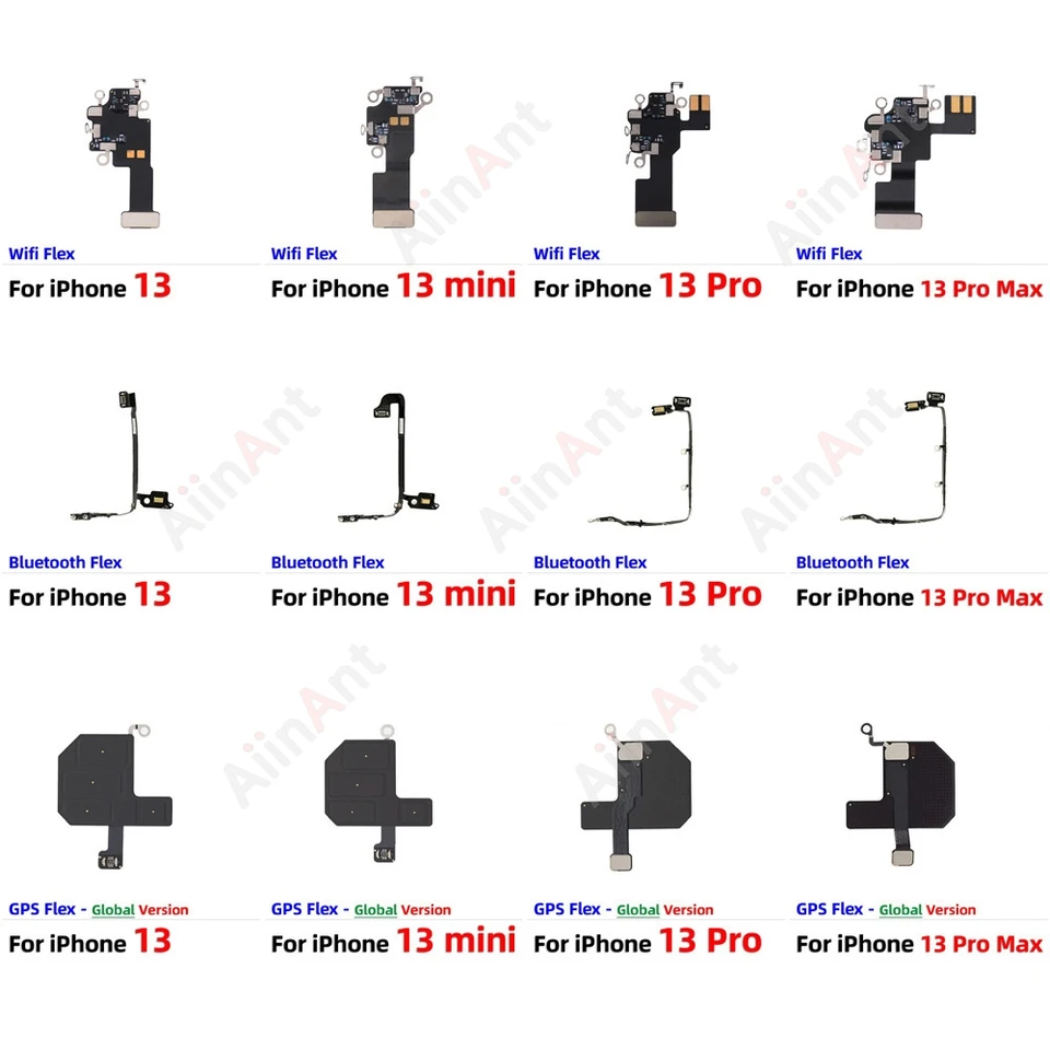 Aiinant Bluetooth GPS Cellulárna anténa NFC Wi-Fi signál wifi flex kábel pre iPhone 13 Pro Max