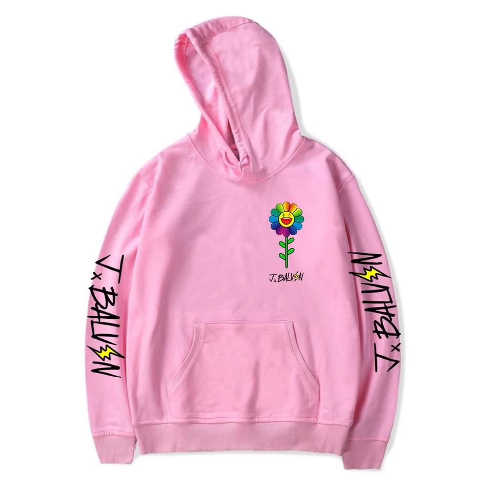 Aikooki Sun Flowers Jbalvin Hoodies muži/ženy mikiny harajuku vysoko kvalitné kapucňu s kapucňou s dlhým rukávom.